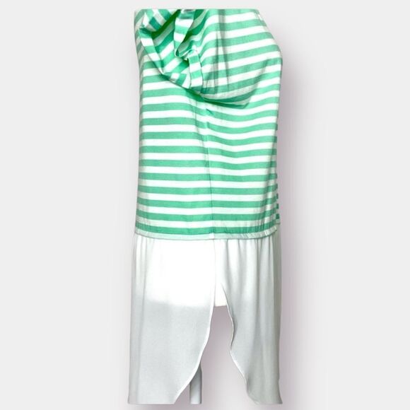 Striped Blouse Shirt Long Size Medium - Picture 4 of 7